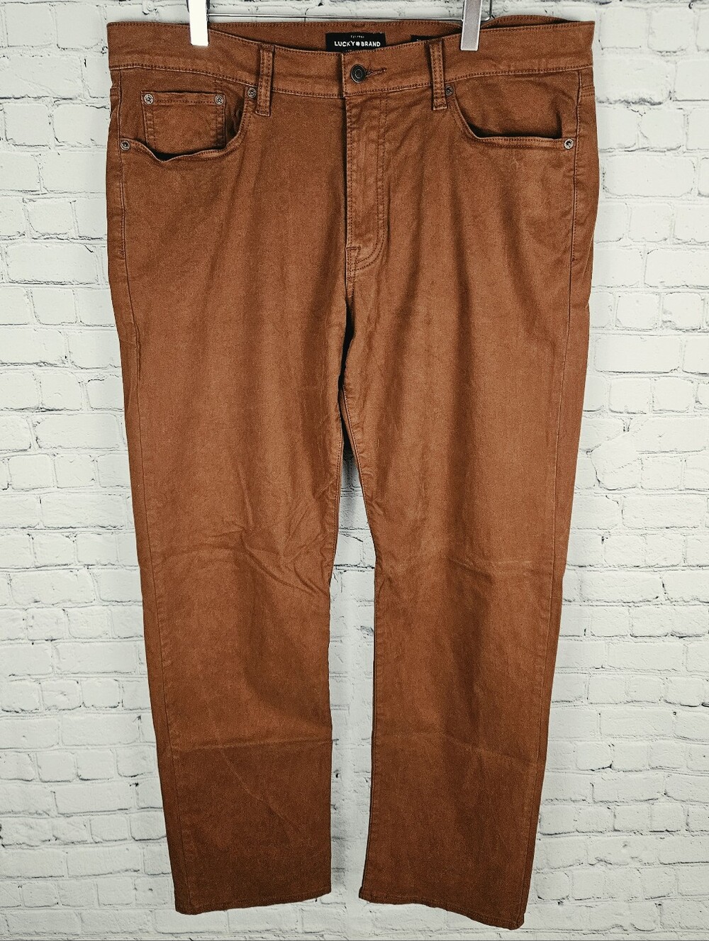 LUCKY BRAND | 363 Straight leg rust coloured pants